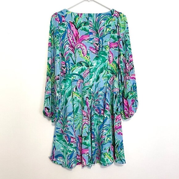NEW NWT LILLY PULITZER Ellora Print Long Sleeve Dress Long Sleeve Fit Flare Mini - Picture 12 of 16